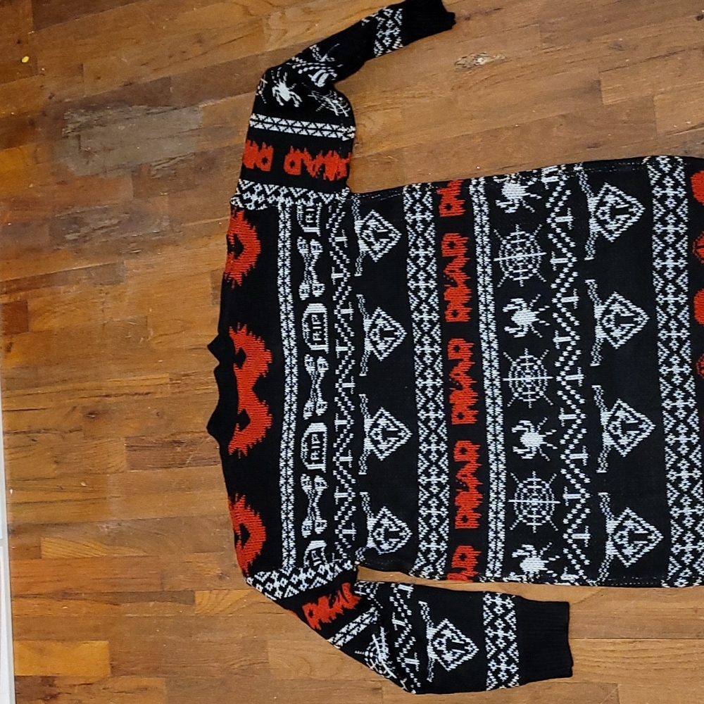 Pattern Sweater Dress